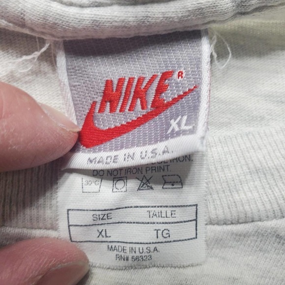 Vintage 90s XL Nike Scottie Pippen Bulls Player T Shirt Sportswear - Picture 5 of 8